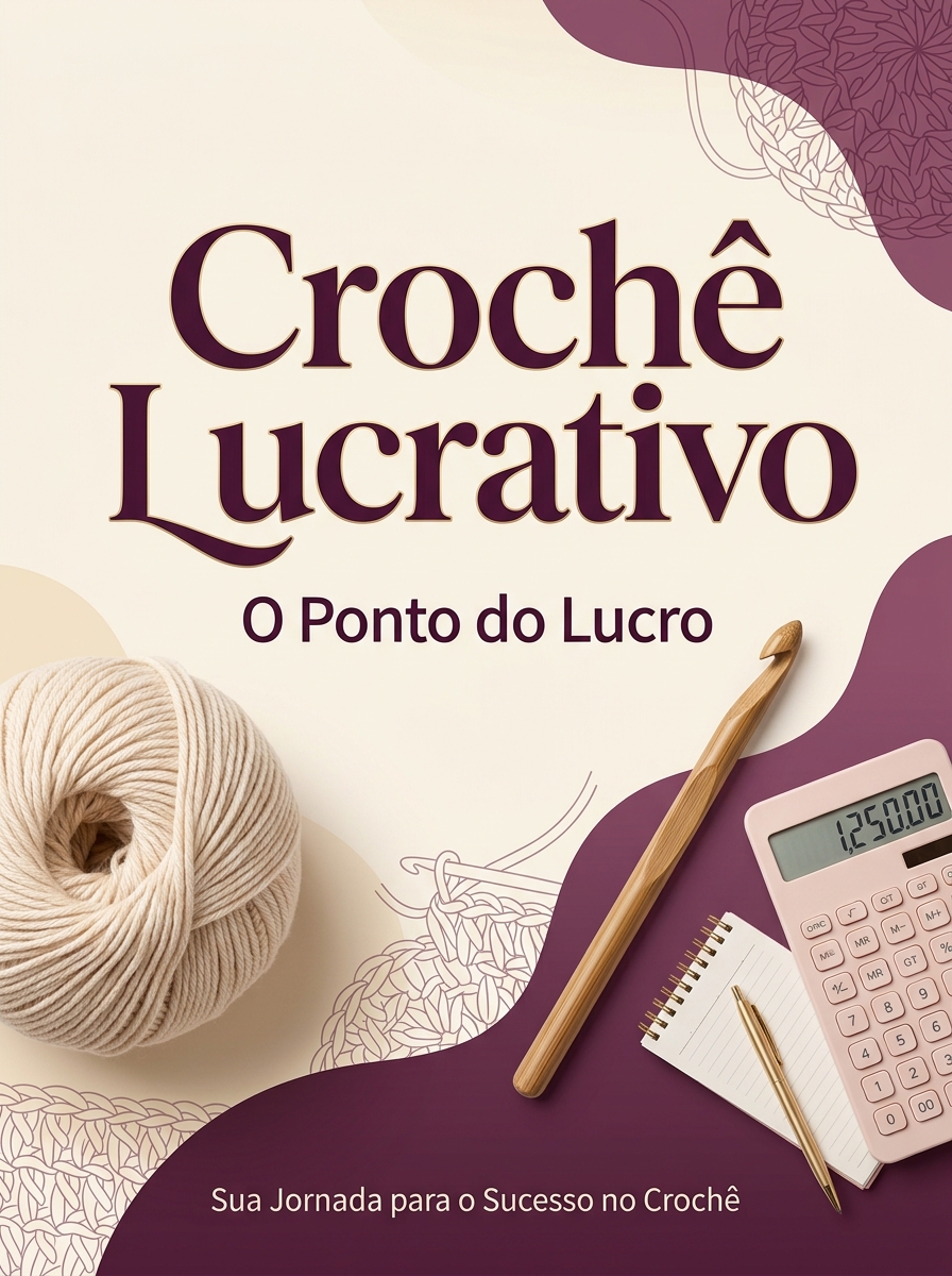 Capa do E-book Crochê Lucrativo